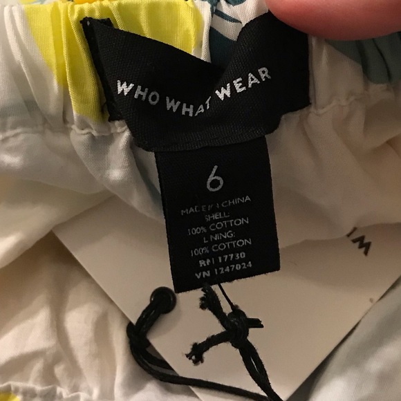 Who what wear Lemon Print Skirt - Picture 2 of 2